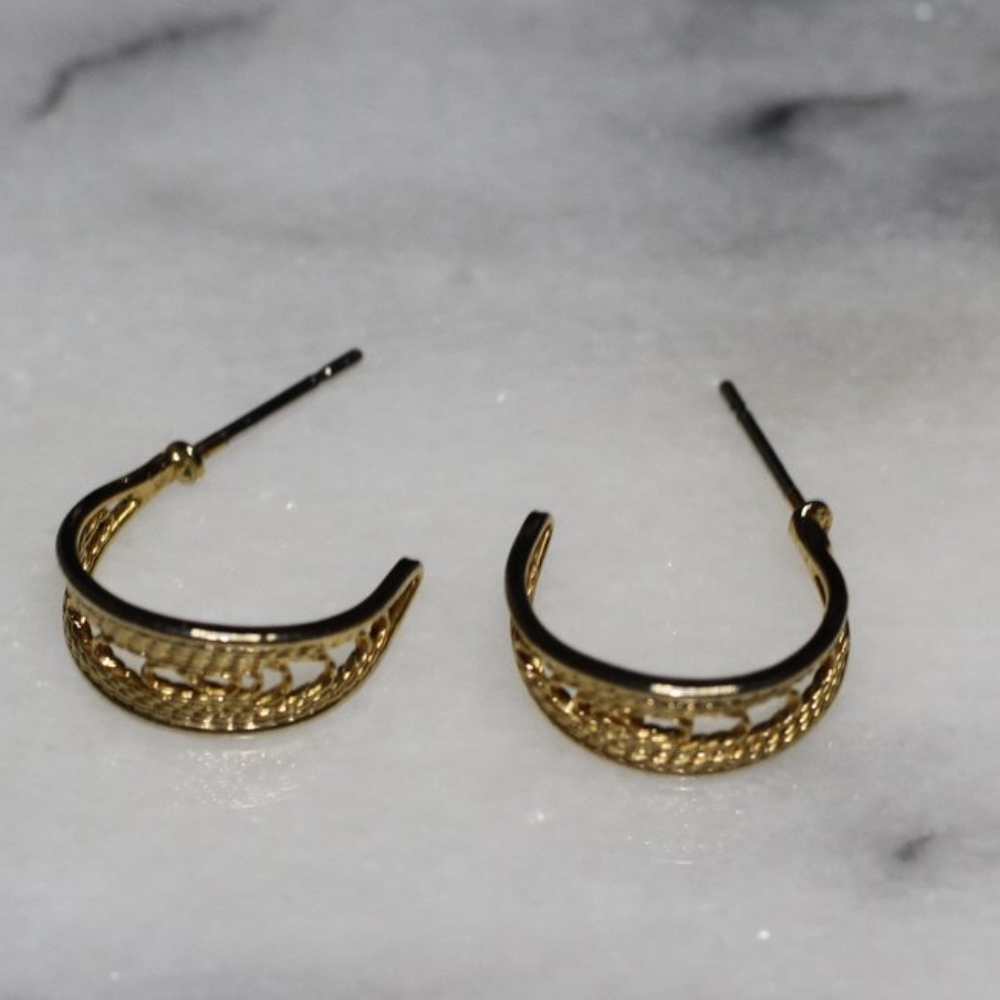 Gold Hoop Earrings